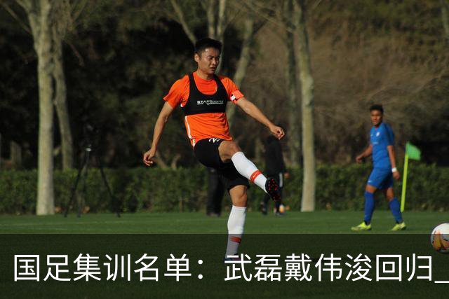 国足集训名单：武磊戴伟浚回归 李昊首次入围